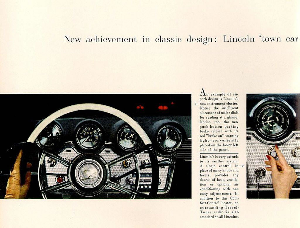 1960 Lincoln Brochure Page 13
